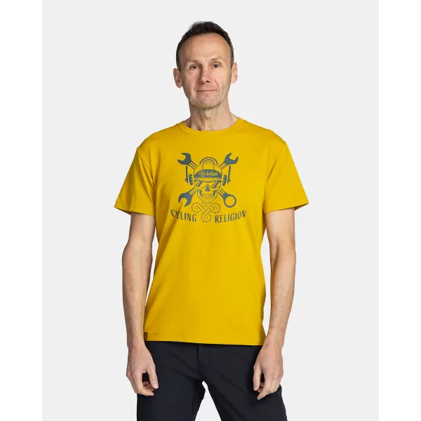  Pánske tričko KILPI SKULLY-M TM0377KI ZLATÁ 