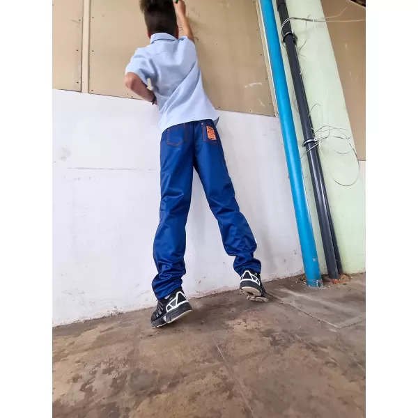  Detské softshellové nohavice WAMU DŽÍNY JEANS 