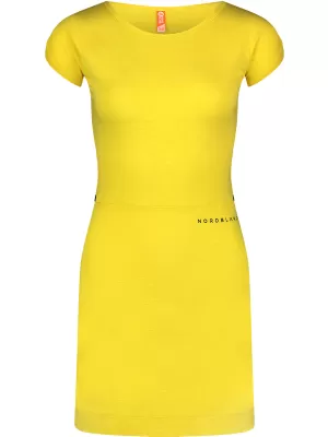 Dámske šaty NORDBLANC WAISTLINE NBSLD7805 žltá