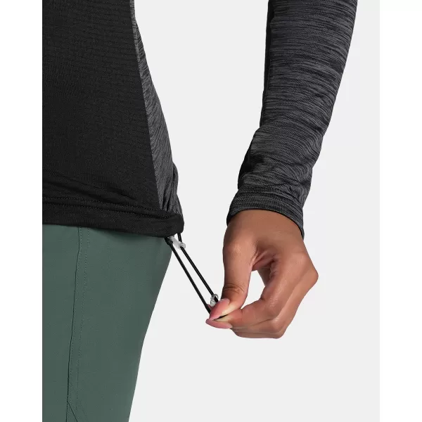  Dámska fleece mikina KILPI SEVELEN-W TL0203KI čierna 