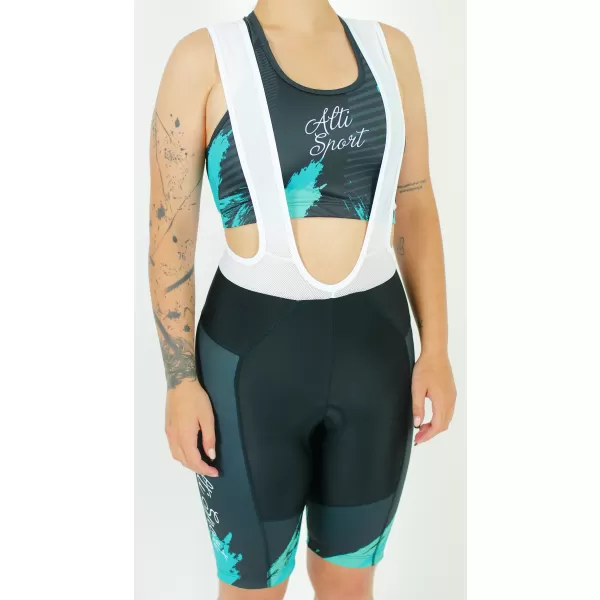  Dámske cyklošortky premium ALTISPORT SWE/ALW01S14 TYRKYSOVÁ 