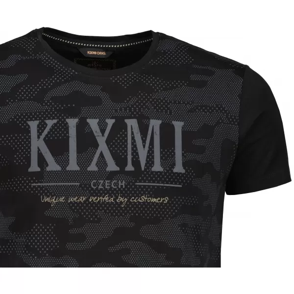  Pánske tričko KIXMI RADLY ČIERNA / BIELA 