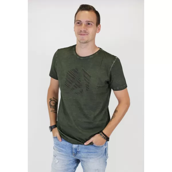  Pánske tričko ALTISPORT BARCLAY KAKI 
