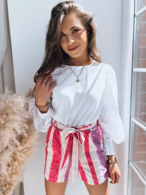 Dámske šortky DSTREET REGAL STRIPES SY0298 RUŽOVÁ