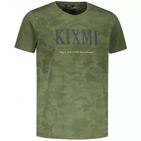  Pánske tričko KIXMI RADLY MILITARY 