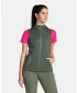 Dámska softshellová vesta KILPI MONILEA-W TL0111KI TMAVO zelená