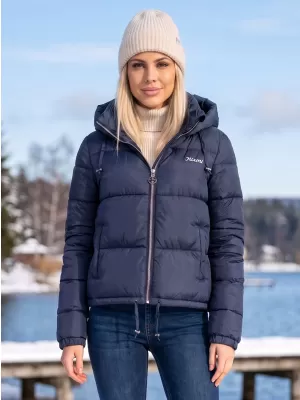 Dámska bunda KIXMI REINA TMAVO MODRÁ