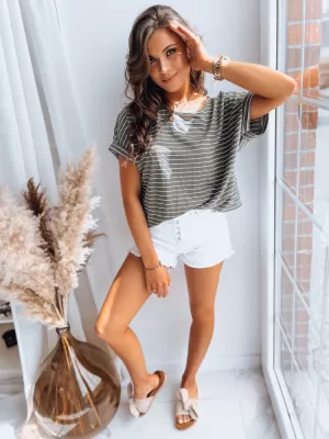 Dámske kraťasy DSTREET CREMIS SY0311 biela