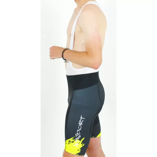  Pánske cyklošortky premium ALTISPORT SWE/ALM01S13 NEON YELLOW 