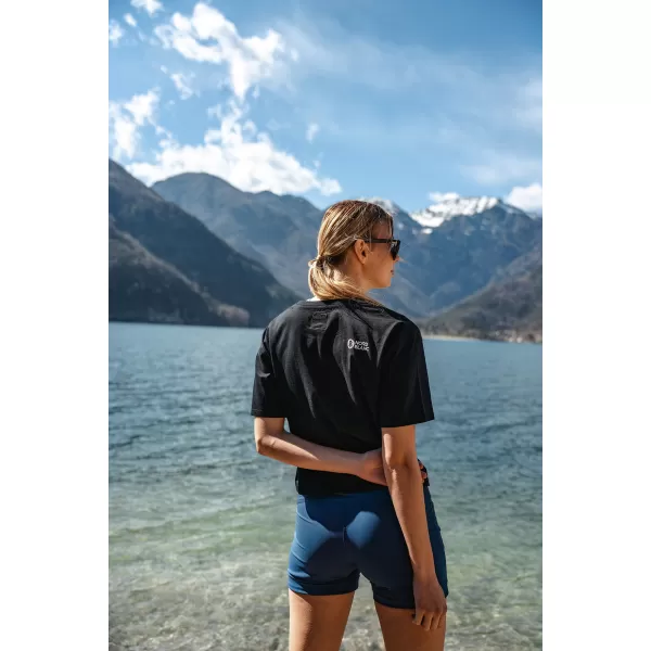  Dámsky crop top NORDBLANC CROPTOP NBSLT7819 čierna 