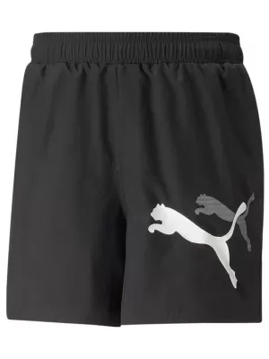 Pánske šortky PUMA ESS+ LOGO POWER CAT WOVEN SHORTS 5 673382-01 ČIERNA