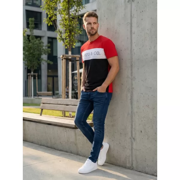  Pánske tričko SAM 73 SEAMUS MT 828 červená 