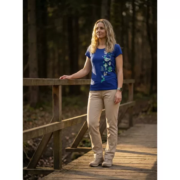  Dámske tričko ALTISPORT ALW175122 KRÁĽOVSKÁ MODRÁ 