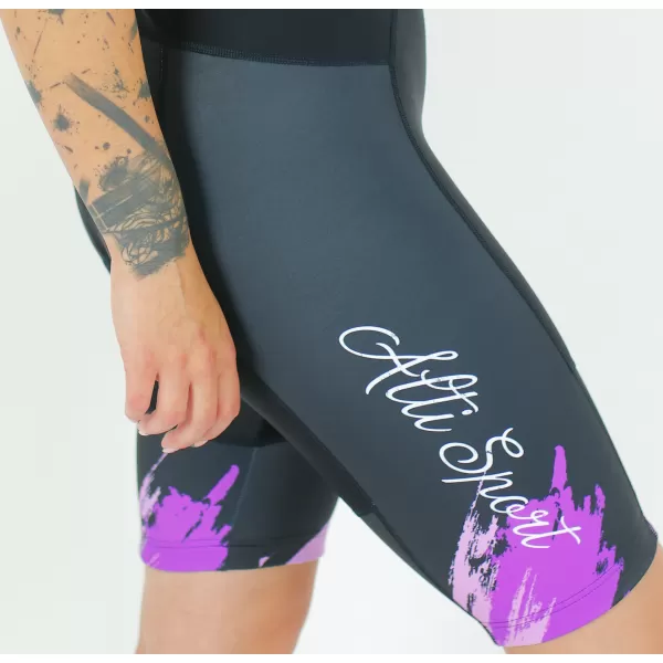  Dámske cyklošortky premium ALTISPORT SWE/ALW01S14 FIALOVÁ 