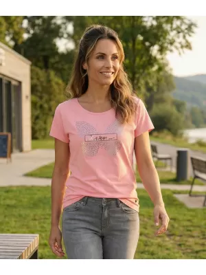 Dámske tričko KIXMI ROSIE SVETLO RUŽOVÁ