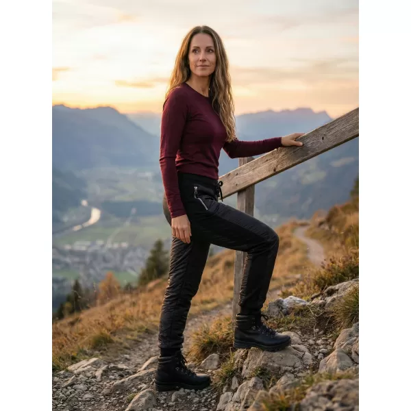  Dámske nohavice ALTISPORT LIAMA LPAB695 ČIERNA 