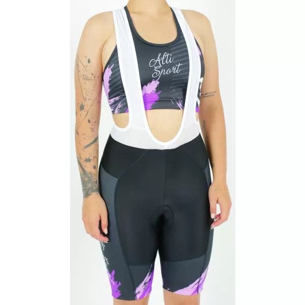  Dámske cyklošortky premium ALTISPORT SWE/ALW01S14 FIALOVÁ 