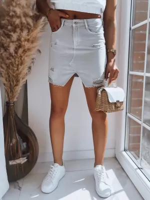 Dámska džínsová sukňa DSTREET FUSIM CY0386 sivá