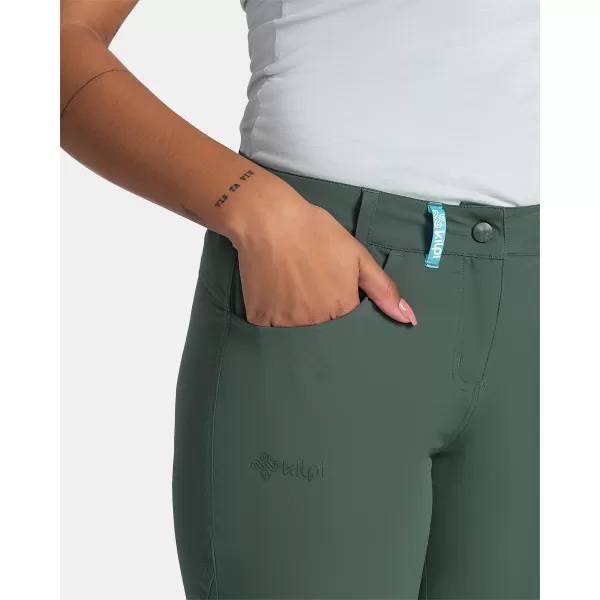  Dámske kraťasy KILPI SYLANE-W TL0403KI TMAVO zelená 