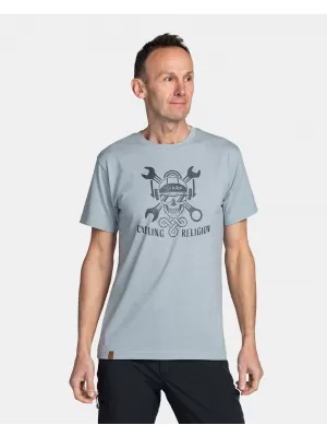 Pánske tričko KILPI SKULLY-M TM0377KI SVETLO šedá