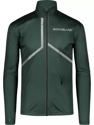 Pánska športová bunda NORDBLANC REFLECTIVE NBSJM7899 TMAVO zelená