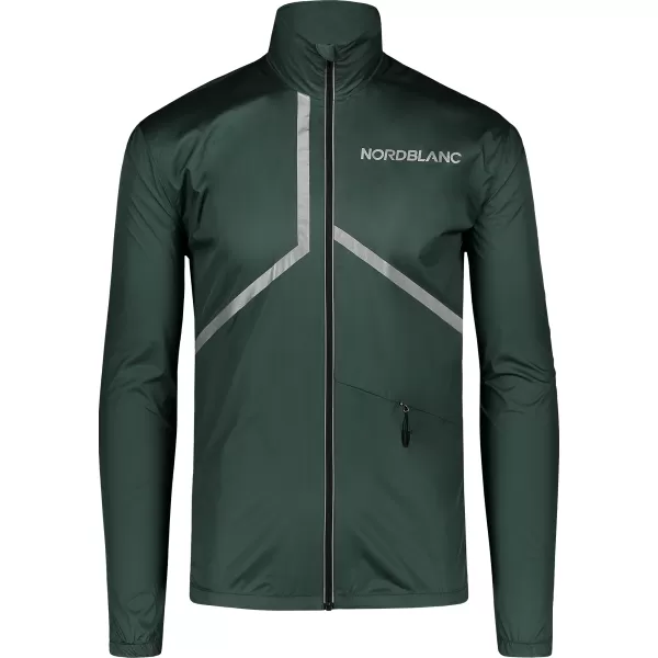  Pánska športová bunda NORDBLANC REFLECTIVE NBSJM7899 TMAVO zelená 