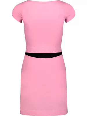 Dámske šaty NORDBLANC WAISTLINE NBSLD7805 ružová