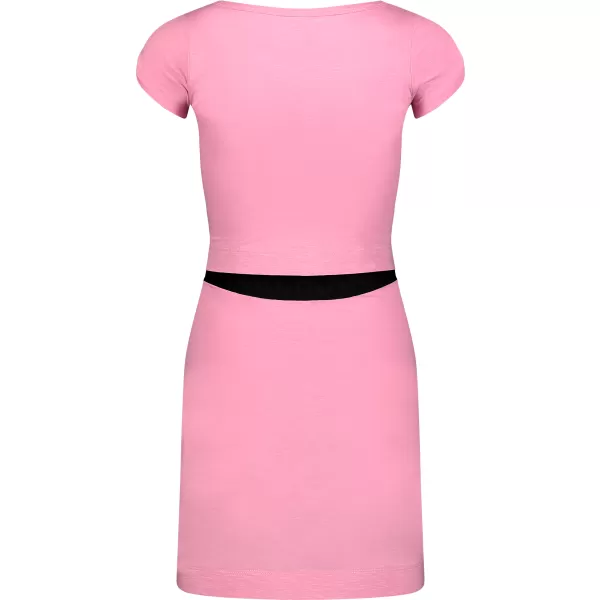  Dámske šaty NORDBLANC WAISTLINE NBSLD7805 ružová 