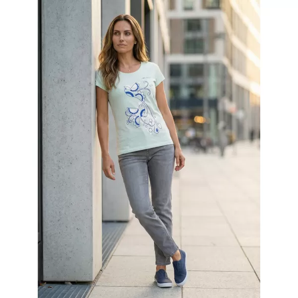  Dámske tričko ALTISPORT ALW179122 FROST MODRÁ 