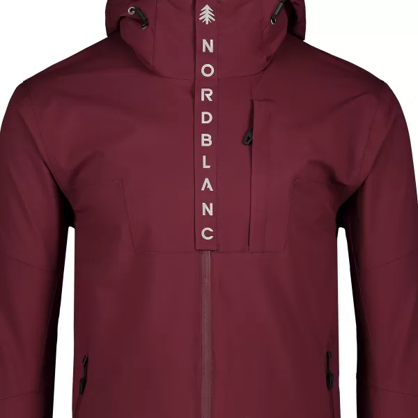  Pánska bunda NORDBLANC COMPASS NBSJM7890 VÍNOVÁ 