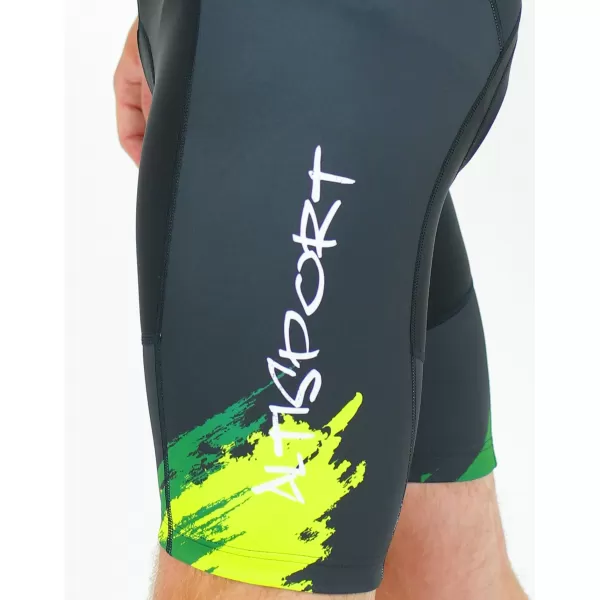  Pánske cyklošortky premium ALTISPORT SWE/ALM01S13 ZELENÁ 