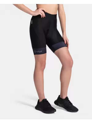Dámske cyklistické šortky KILPI PRESSURE-W TL0416KI ČIERNA