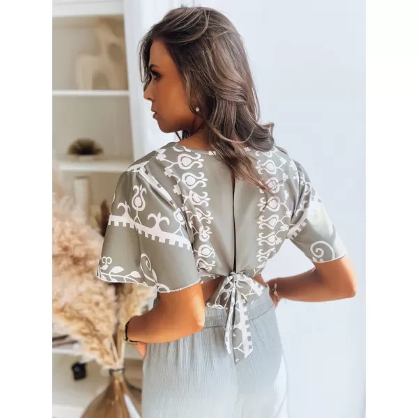  Dámsky top DSTREET AZTEC MARK RY2225 ZELENÁ 