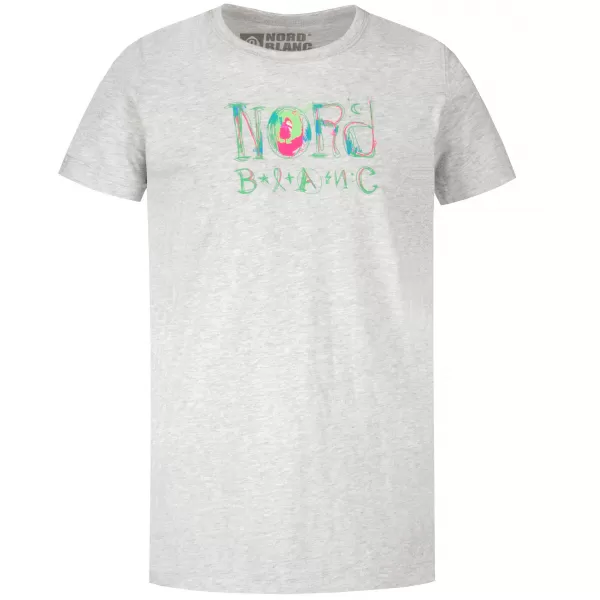  Detské tričko NORDBLANC NBSKT5217L SVETLÝ MELIER 