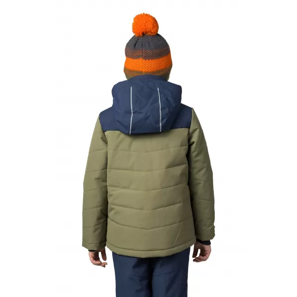  Detská bunda HANNAH KINAM JR II BURNT OLIVE/MOOD INDIGO 