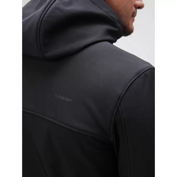  Pánska softshellová bunda LOAP LUPP XLM2303 čierna 