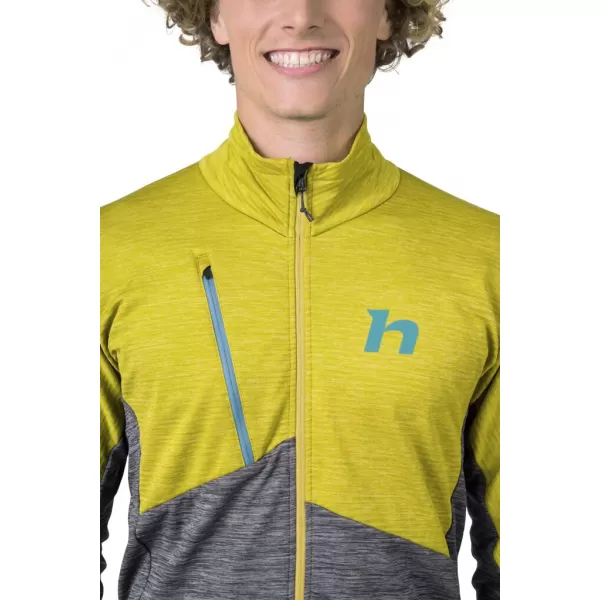  Pánska mikina HANNAH NIRO CITRONELLE/LIGHT GRAY MEL 