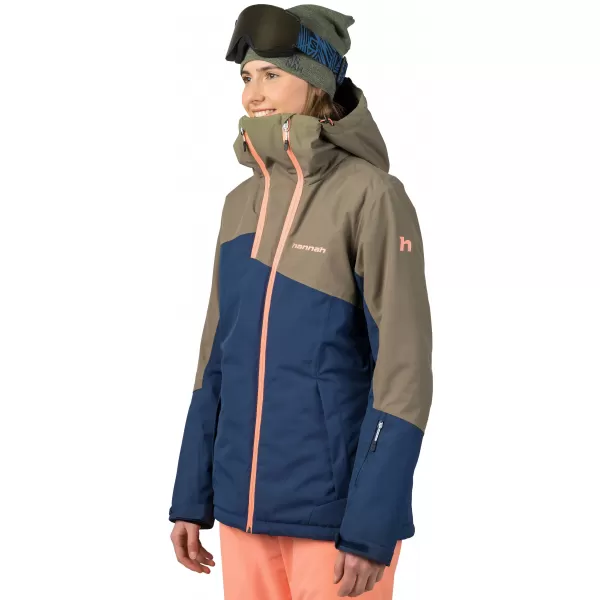  Dámska bunda HANNAH MAKY COL BURNT OLIVE/MOOD INDIGO 