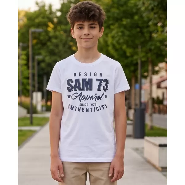  Chlapčenské tričko SAM 73 JANSON KT 504 biela 
