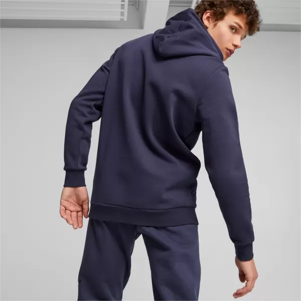  Pánska mikina PUMA ESS+ LOGO LAB HOLIDAY HOODIE FL 675924-06 BLUE 
