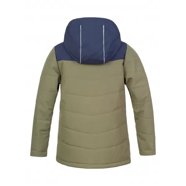  Detská bunda HANNAH KINAM JR II BURNT OLIVE/MOOD INDIGO 