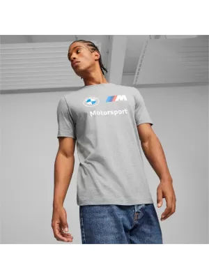 Pánske tričko PUMA BMW MMS ESS LOGO TEE 621314-03 GRAY