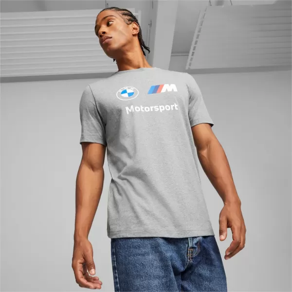  Pánske tričko PUMA BMW MMS ESS LOGO TEE 621314-03 GRAY 