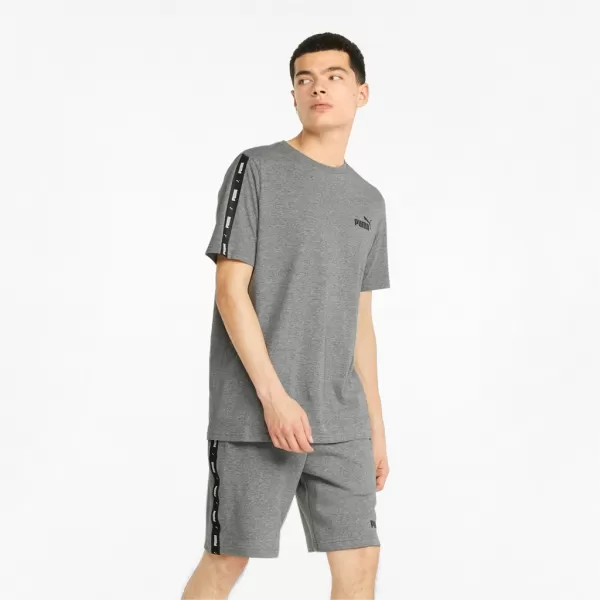  Pánske tričko PUMA ESS+ TAPE TEE 847382-03 GRAY 