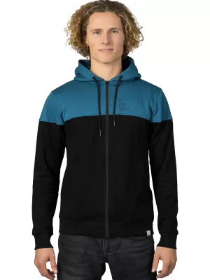 Pánska mikina HANNAH FEZCO HOODY ANTHRACITE/DARK DENIM