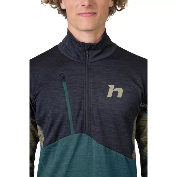 Pánska mikina HANNAH NIRO HZ ANTHRACITE/JASPER MEL 