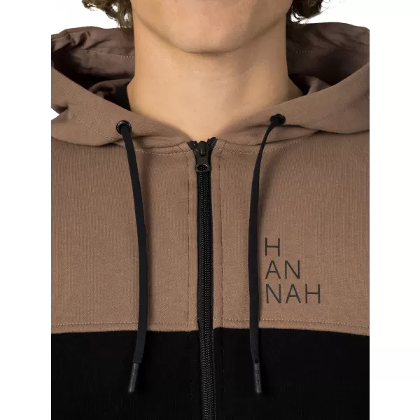  Pánska mikina HANNAH FEZCO HOODY ANTHRACITE/COCA MOCHA 