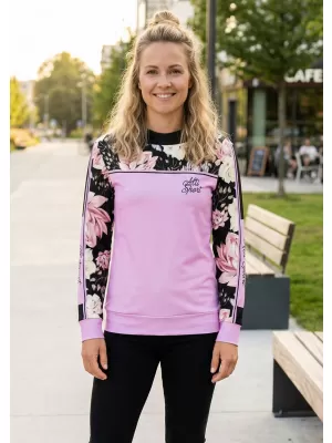 Dámska prémiová mikina ALTISPORT VOJ/ALW008MI01 SVETLO RUŽOVÁ