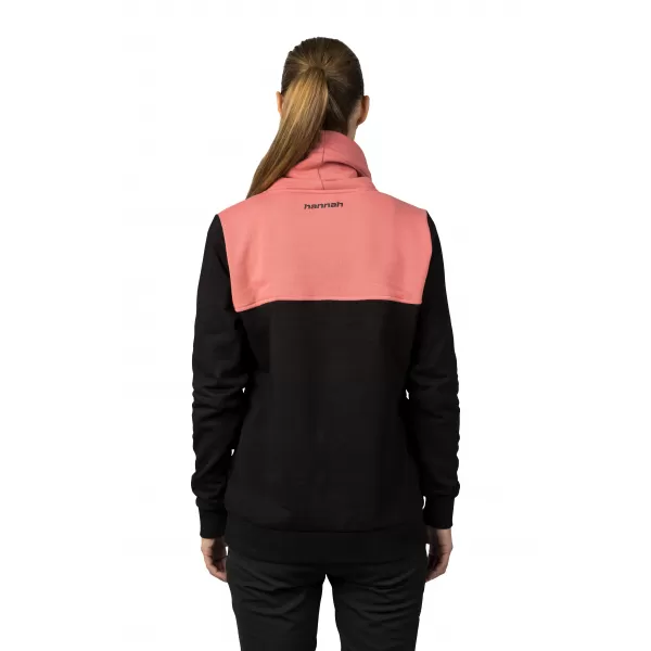 Dámska mikina HANNAH SIBELE ANTHRACITE/FADED ROSE 
