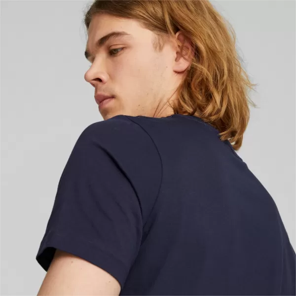  Pánske tričko PUMA ESS+ 2 COL LOGO TEE 586759-07 BLUE 